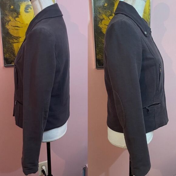 💥Host Pick!💥 Joie Seabrooke Steel Grey Soft Brushed Quilted Moto Jacket - Picture 11 of 16